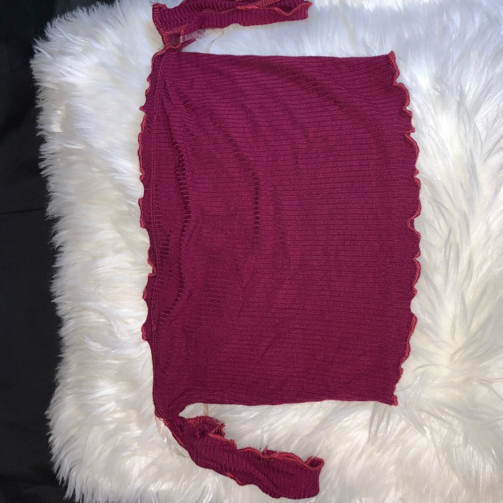 Off the shoulder crop top